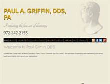 Tablet Screenshot of paulgriffindds.com